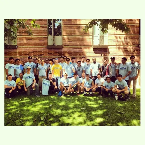Along with the UCLA Volunteer Center, over 60% of our chapter is out on this beautiful…
