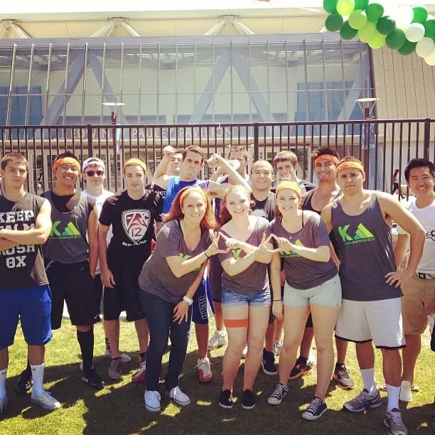We brought some muscle for Kappa Delta's annual "Shamrock" football philanthropy!
