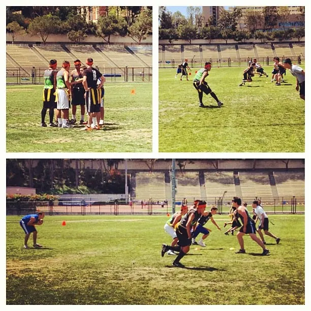 Action shots from todays football game at Kappa Delta's "Shamrock" football philanthropy.