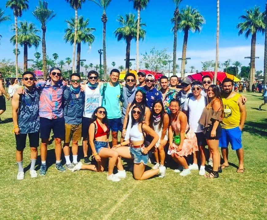 Theta Chi takes Coachella! #strikeapose