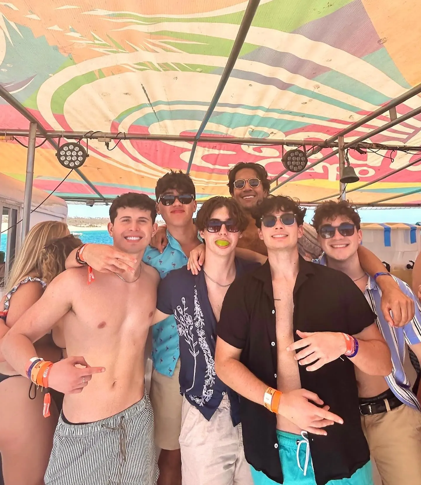 Spring break vibes with Theta Chi at Cabo x Cancún! ☀️🌴 #uclathetachi