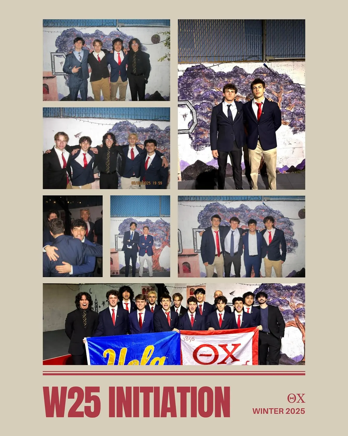 Winter 2025: new brothers, new places, new events, same brotherhood. #θχ