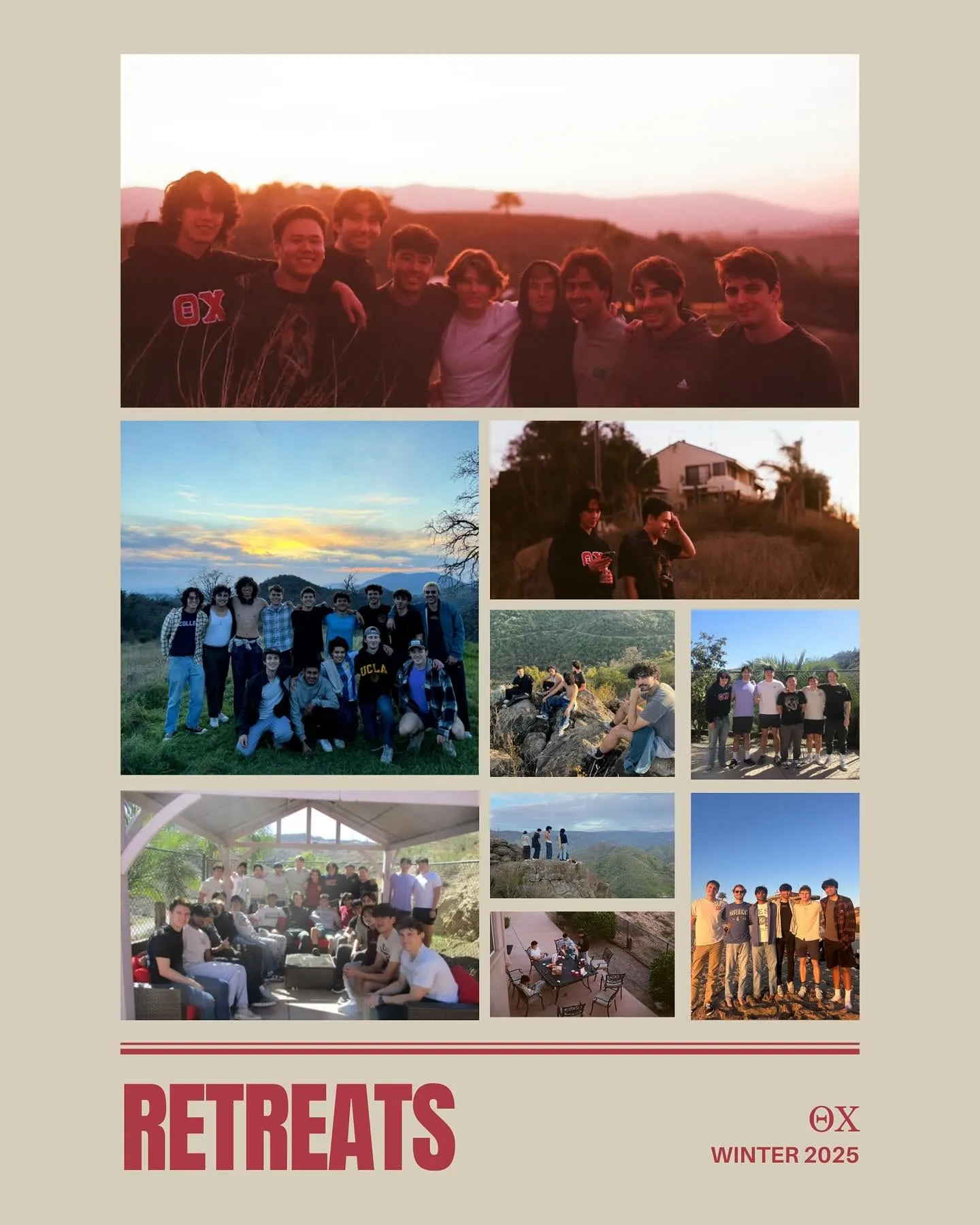 Winter 2025: new brothers, new places, new events, same brotherhood. #θχ