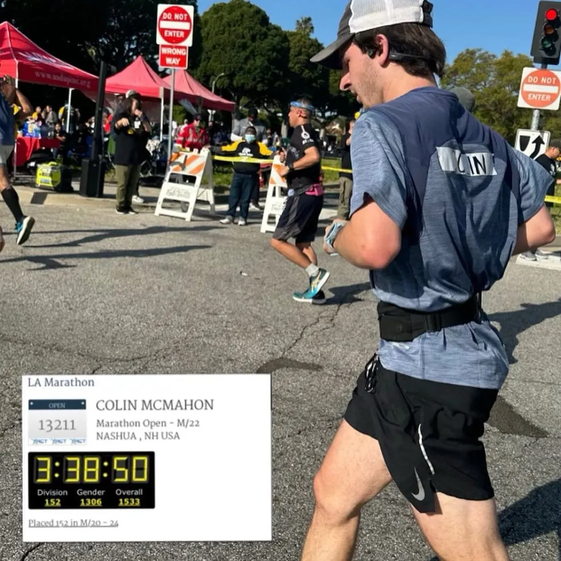 Shoutout to brother Colin McMahon for his HUGE accomplishment at the LA Marathon this…